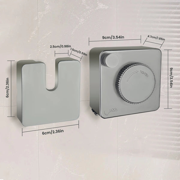 Space-Saving Retractable Clothesline
