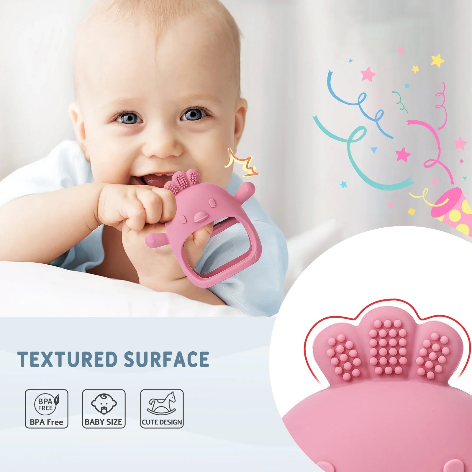 Gentle Baby Teething Gloves