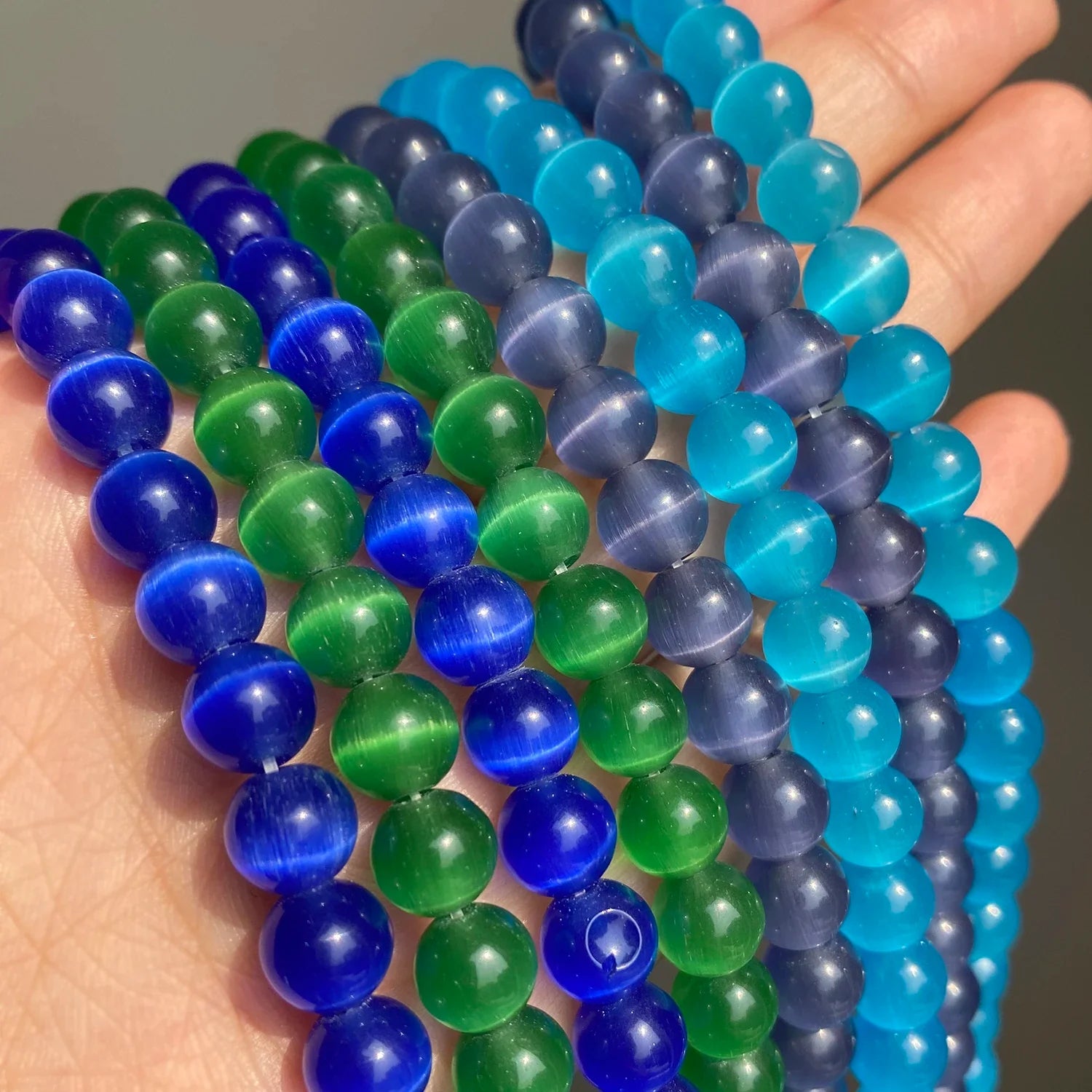Pink Opal Beads for Jewelry