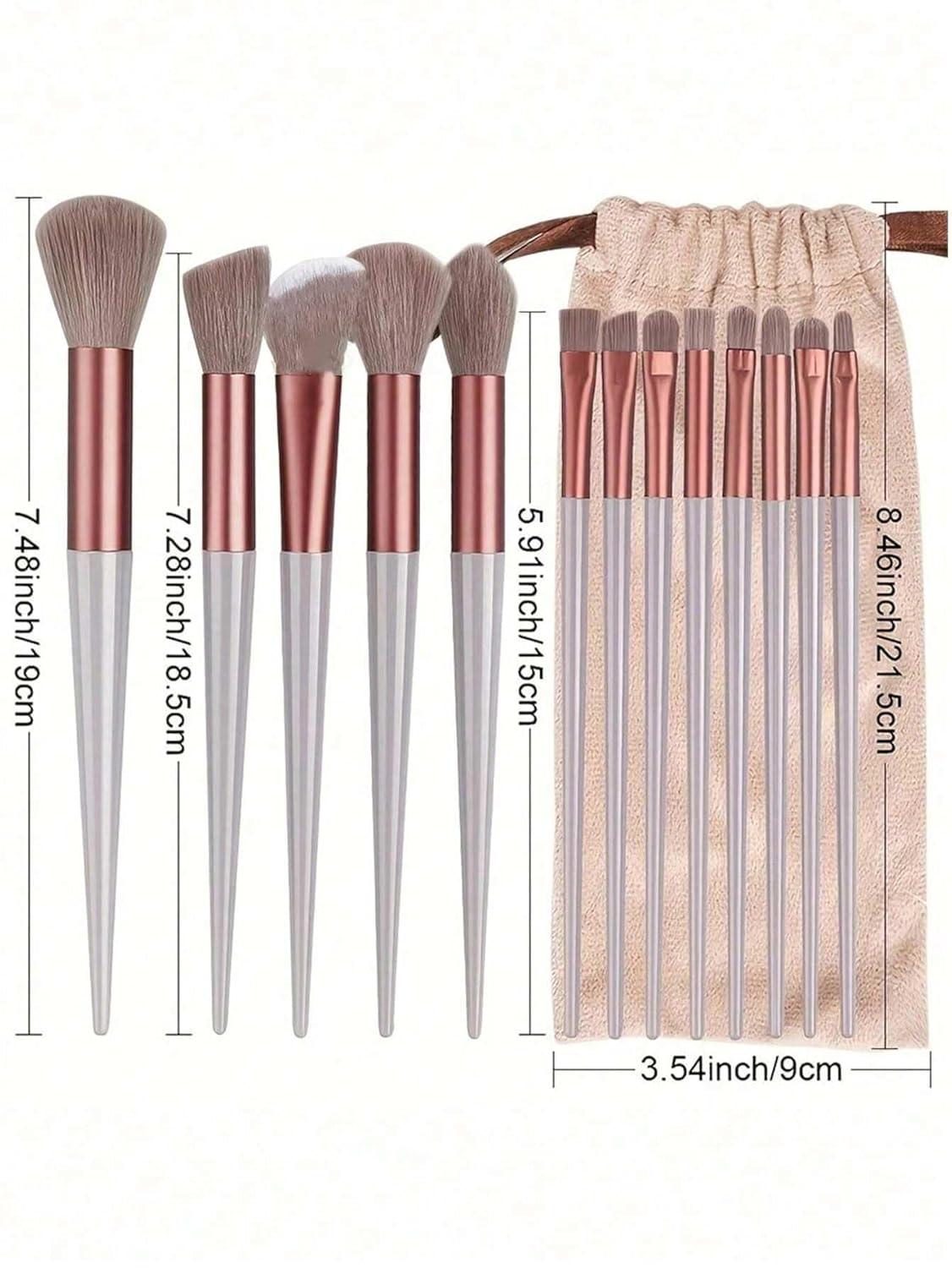 All-in-One Makeup Brush Kit