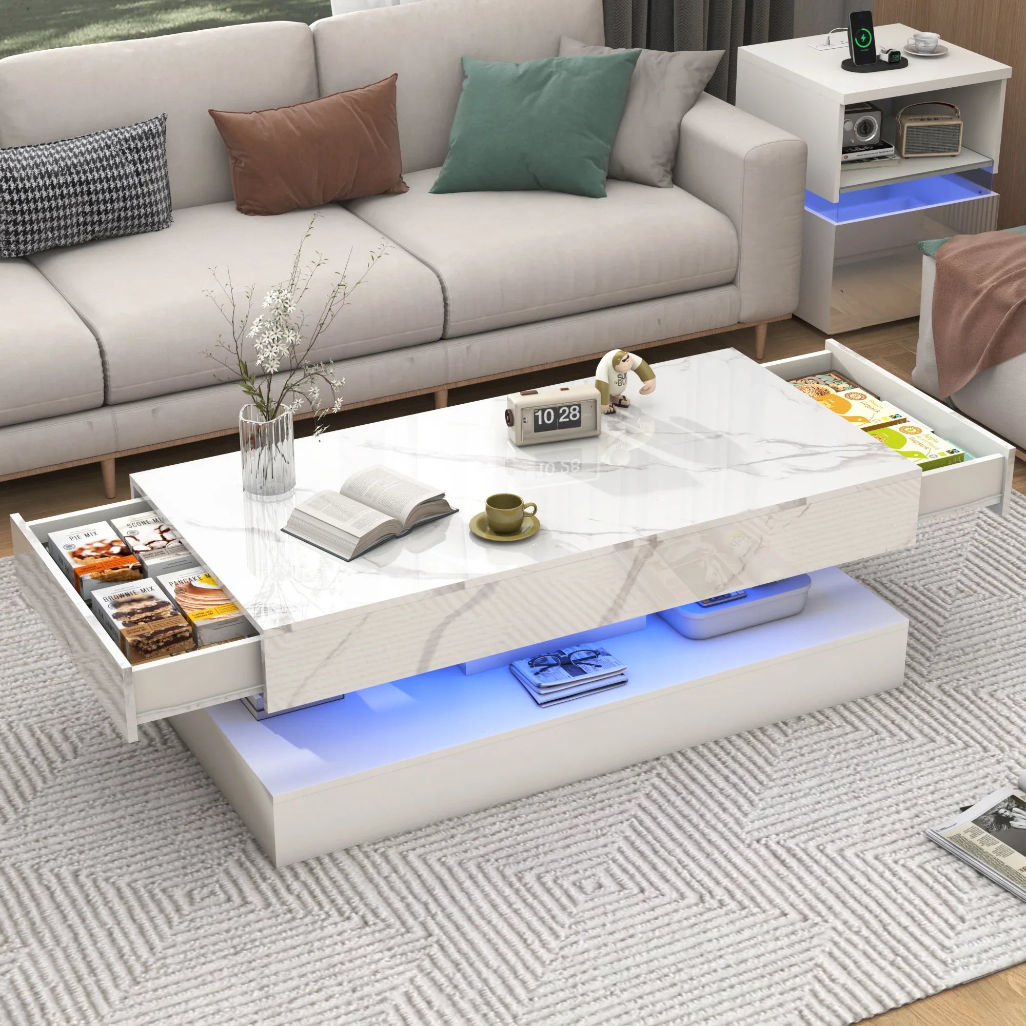 Chic LED Coffee Table