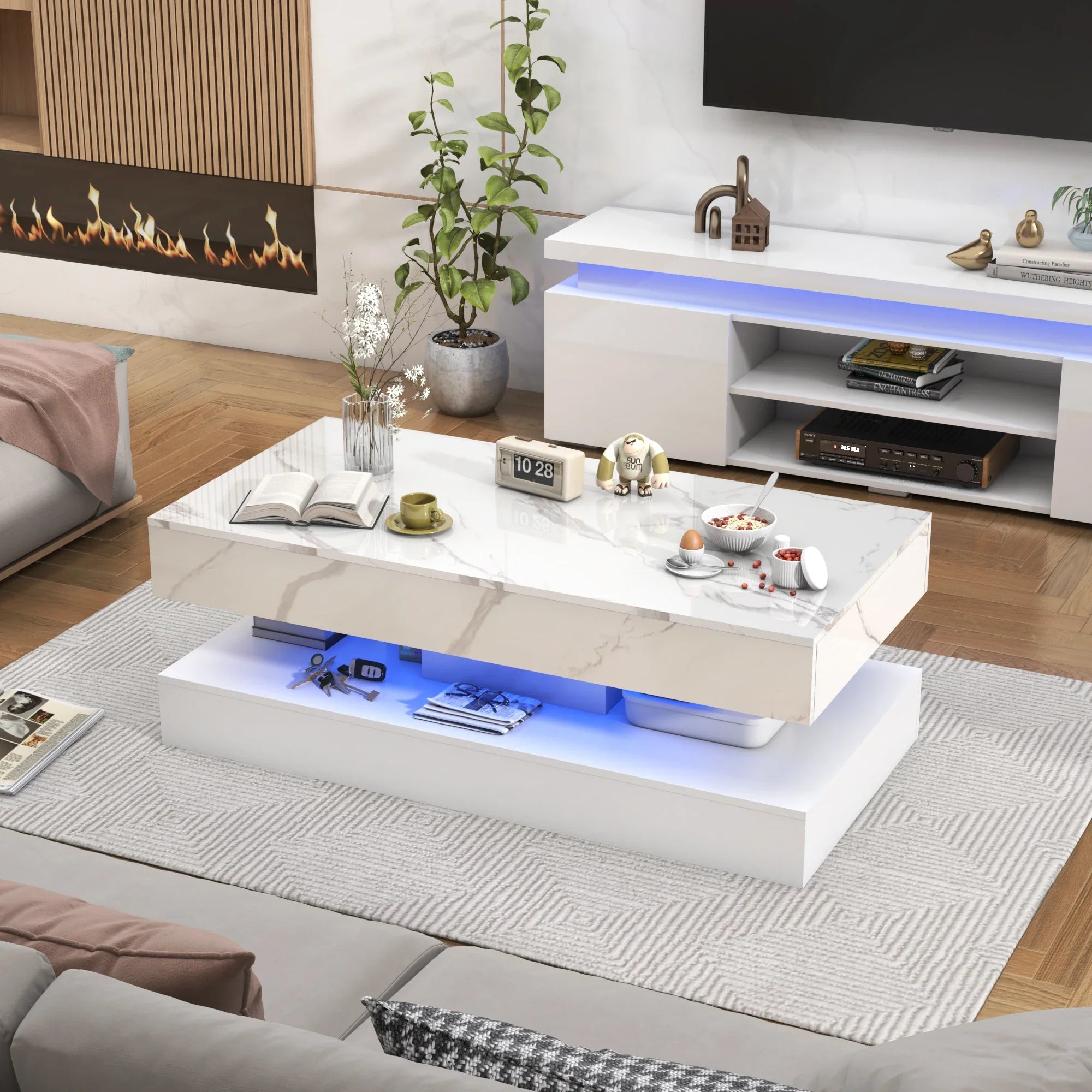 Chic LED Coffee Table