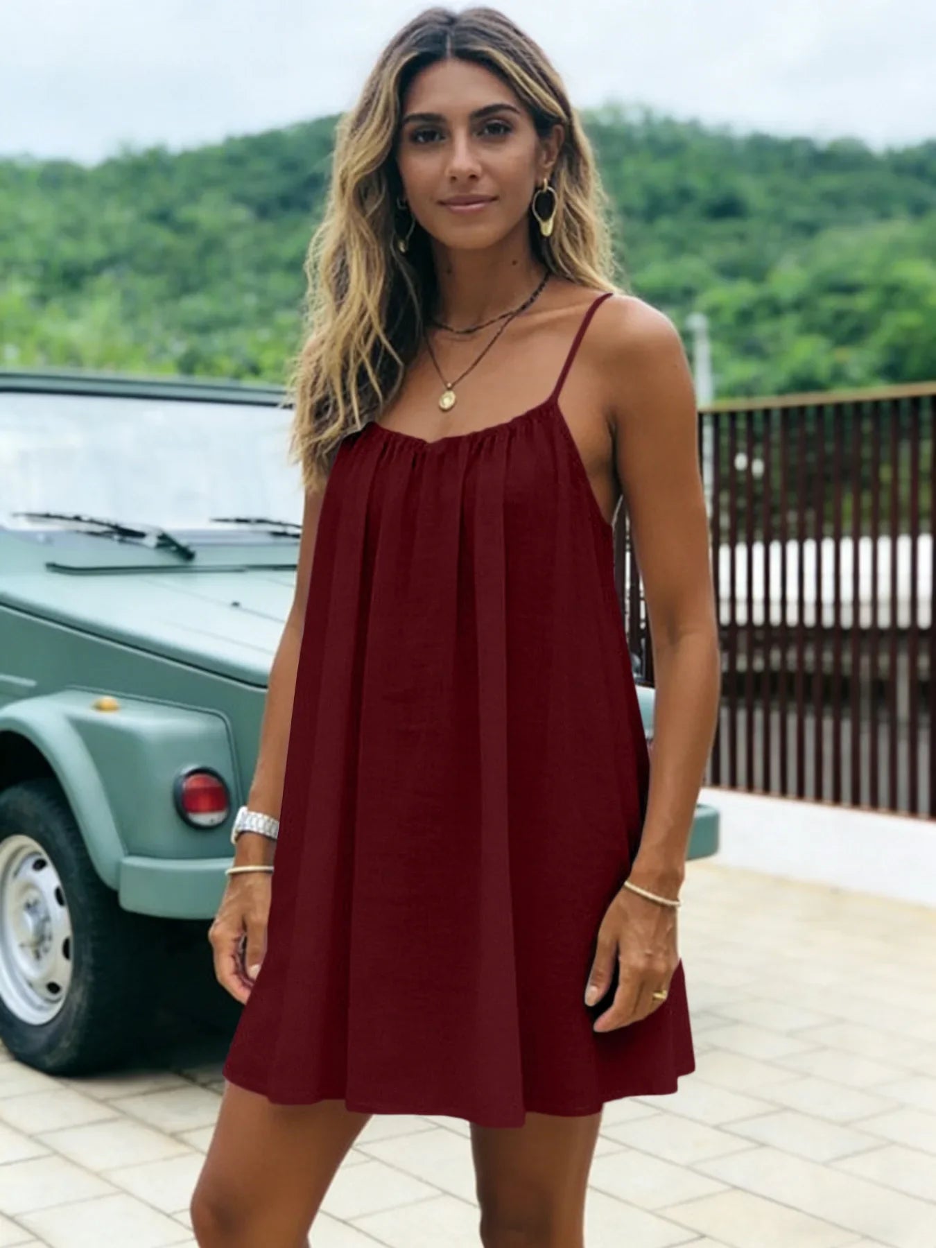 Elegant Off-Shoulder Summer Dress