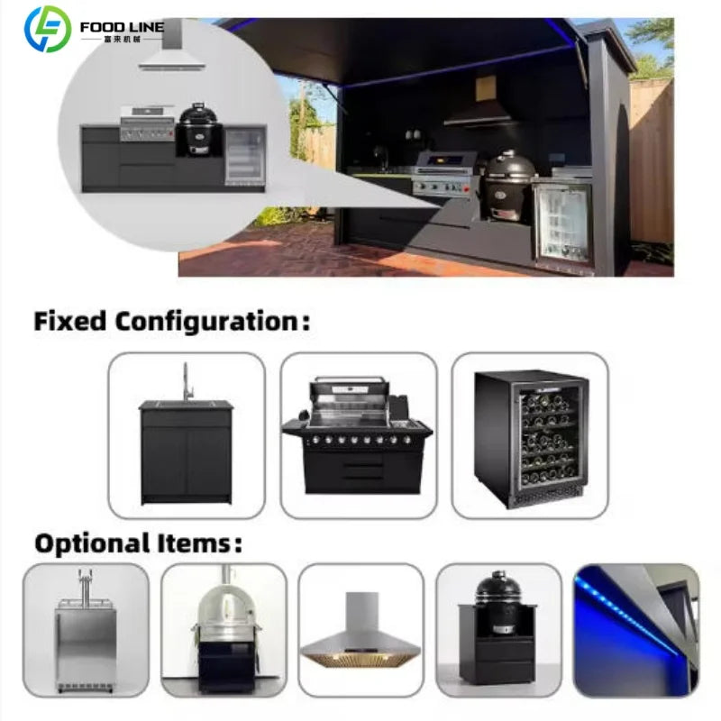 Ultimate Outdoor BBQ Kitchen Set