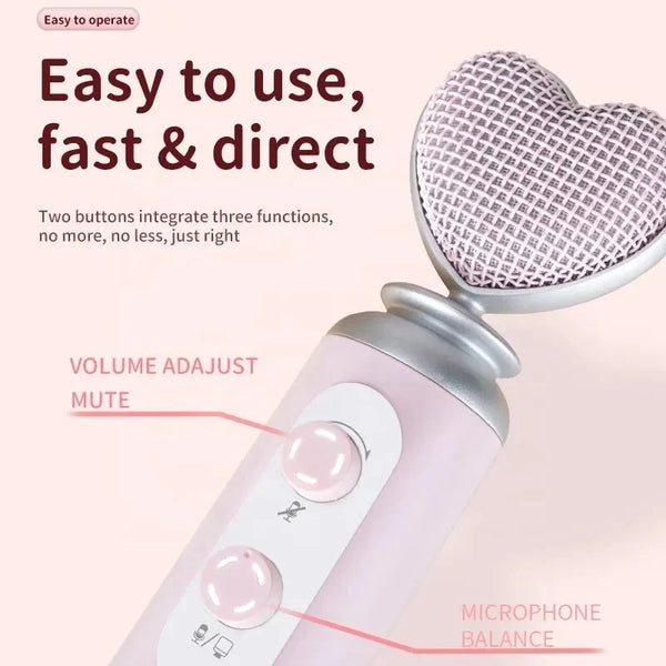 Chic Pink Tabletop Microphone