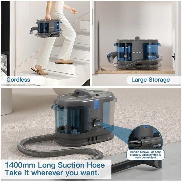 PrettyCare Cordless Carpet Cleaner