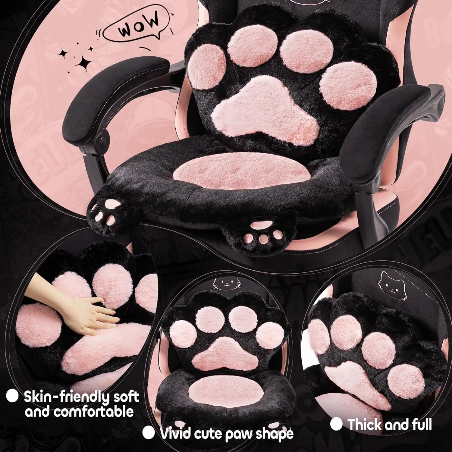 Adorable Cat Ear Gaming Chair