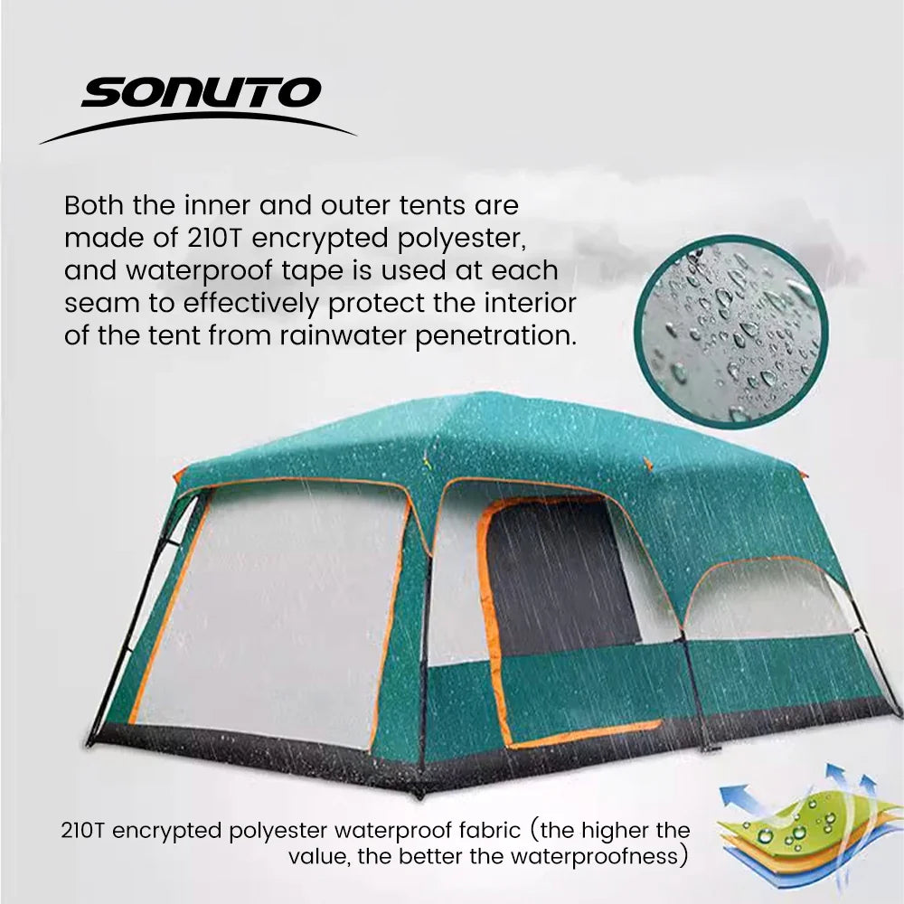 All-Weather Family Camping Tent