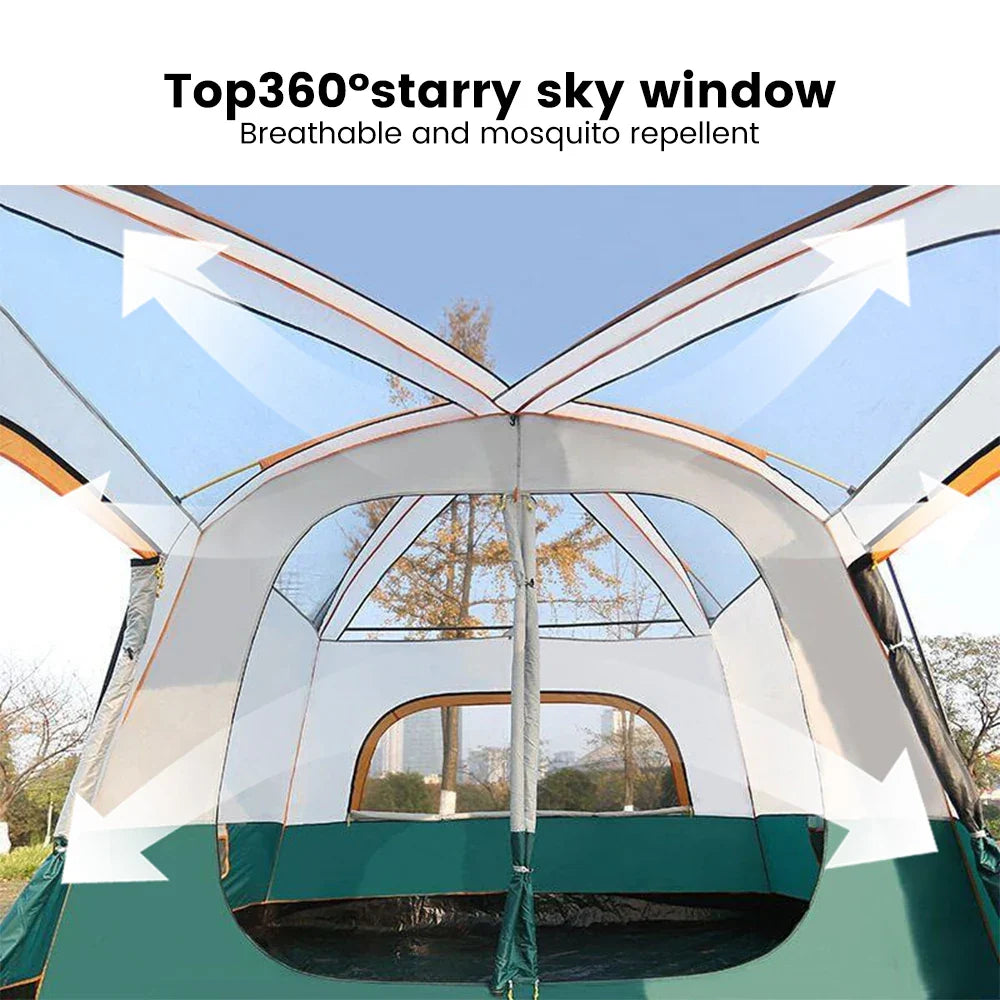 All-Weather Family Camping Tent