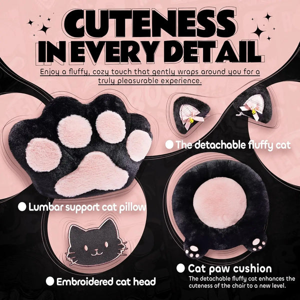 Adorable Cat Ear Gaming Chair
