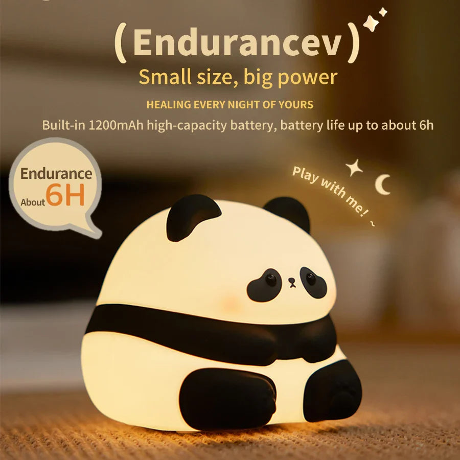 Adorable Panda Night Light
