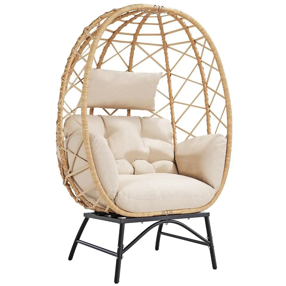 Comfy Wicker Egg Chair