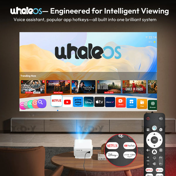 Smart 4K Outdoor Projector